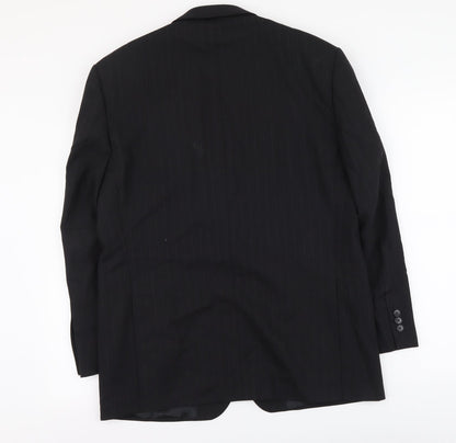 Mens UK Size L Marks and Spencer Regular Black Suit Jacket