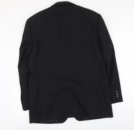Mens UK Size L Marks and Spencer Regular Black Suit Jacket
