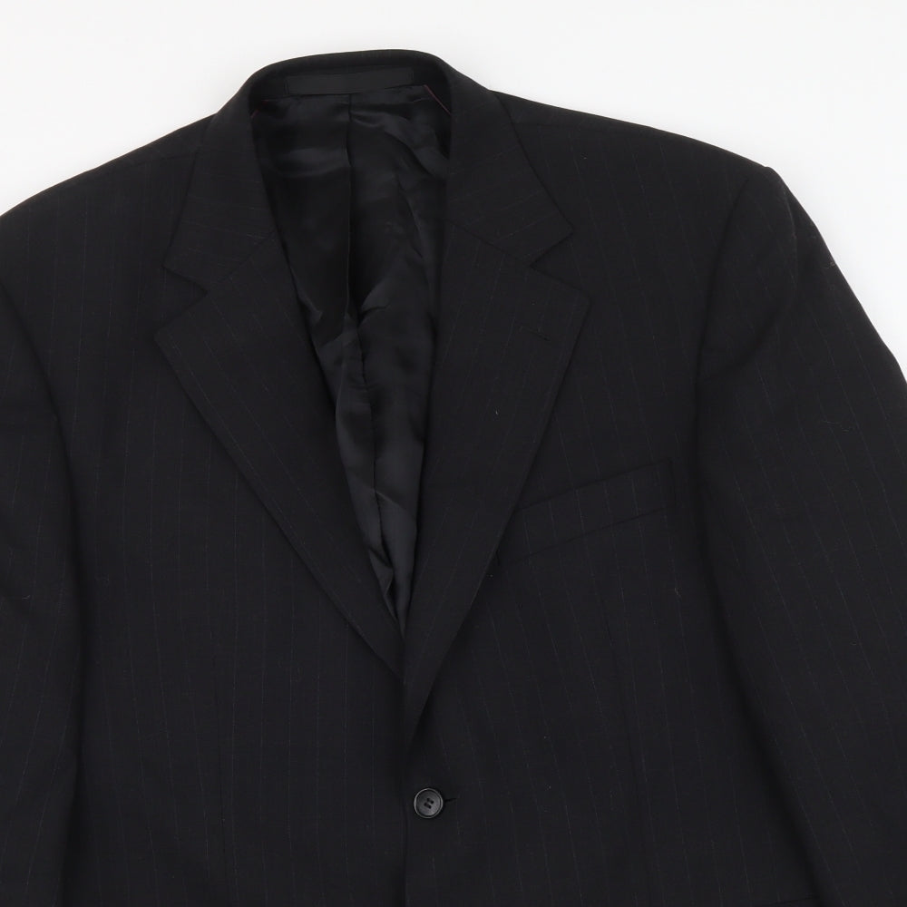 Mens UK Size L Marks and Spencer Regular Black Suit Jacket