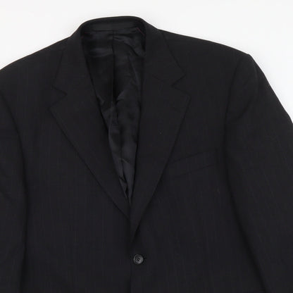 Mens UK Size L Marks and Spencer Regular Black Suit Jacket