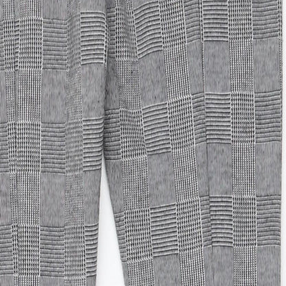 Womens UK Size 8 River Island Regular Fit Chino Grey Trousers