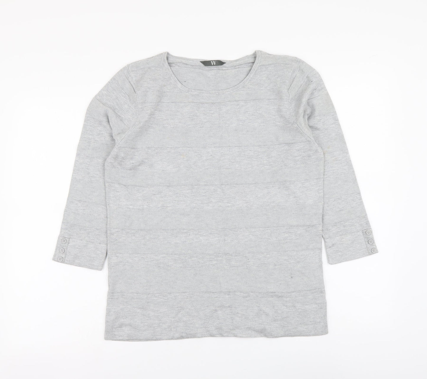 Womens UK Size 14 BHS Grey Pullover Jumper