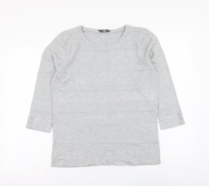 Womens UK Size 14 BHS Grey Pullover Jumper