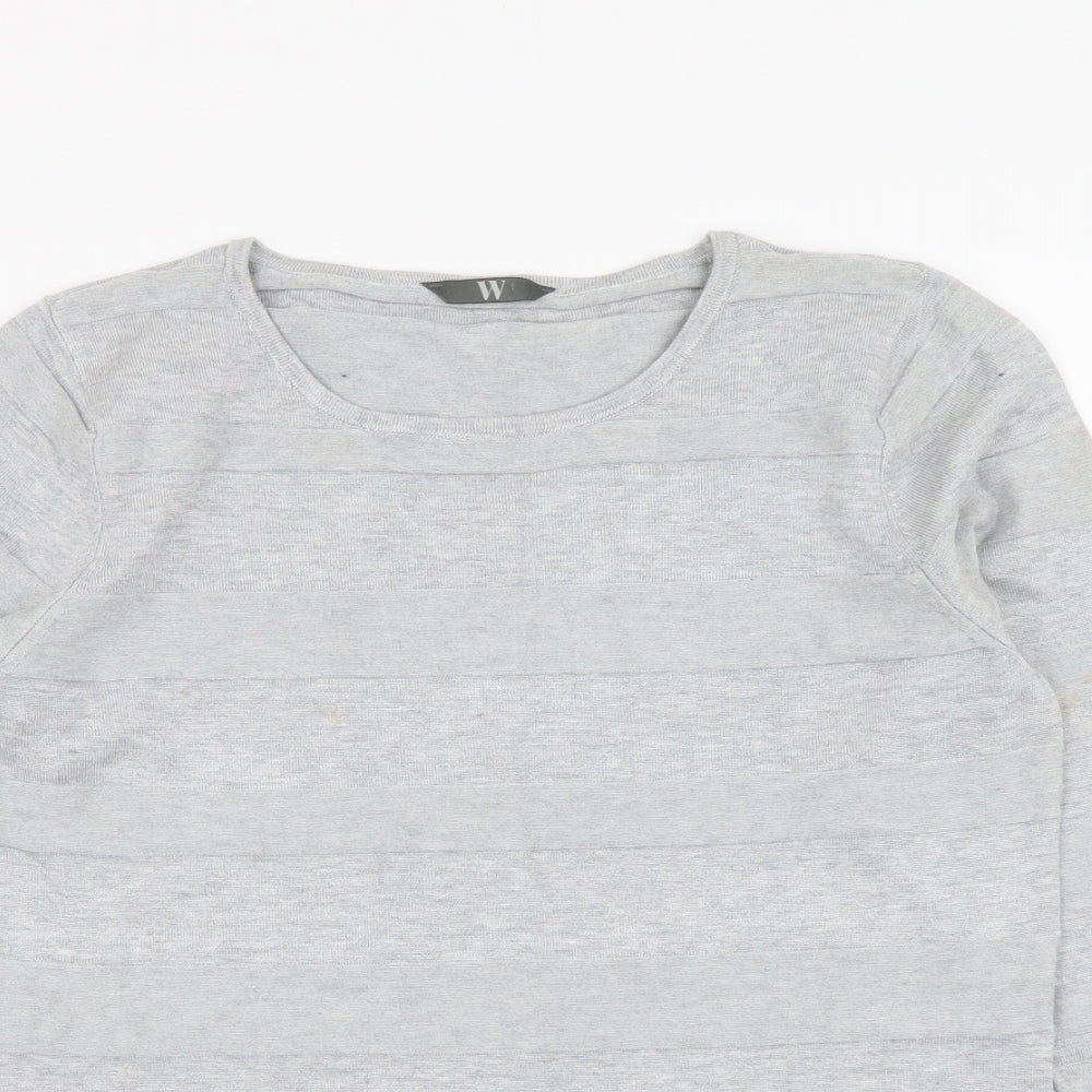 Womens UK Size 14 BHS Grey Pullover Jumper