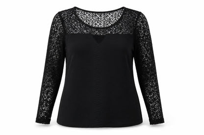 Womens UK Size L Fransa Black Basic Blouse