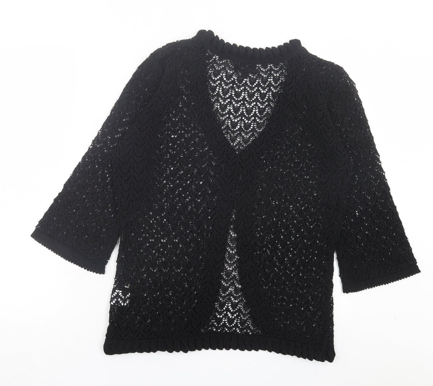Womens UK Size S Casamia Black Cardigan Jumper
