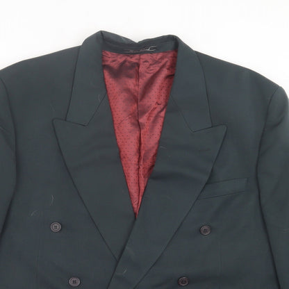 Mens UK Size 44 River Island Regular Green Suit Jacket