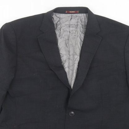 Raymond Mens Grey Wool Jacket Suit Jacket Size 40