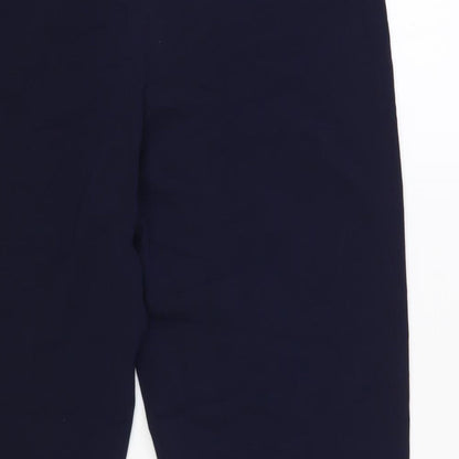 Autonomy Womens Blue Polyester Trousers Size 14 L26 in Regular