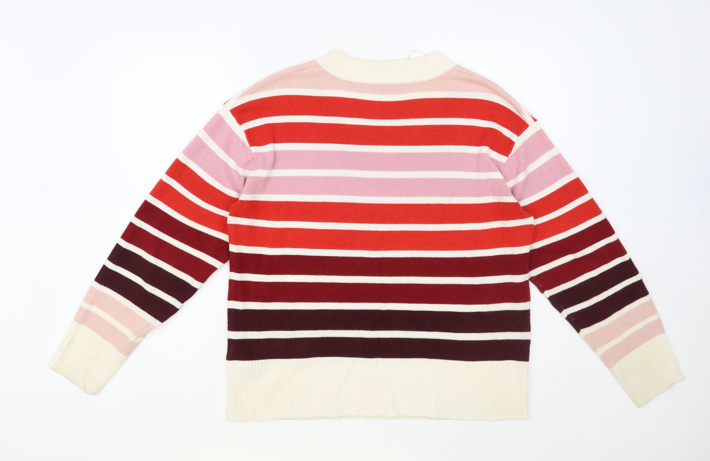 Womens UK Size 14 Marks and Spencer Red Pullover Jumper