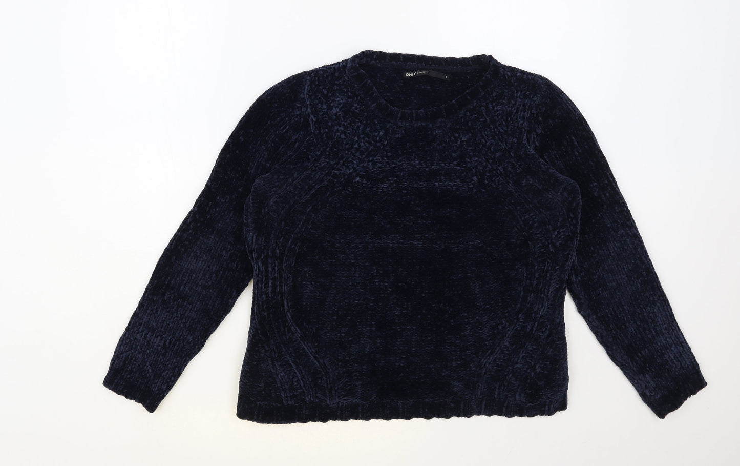 Womens UK Size S Only Blue Pullover Jumper