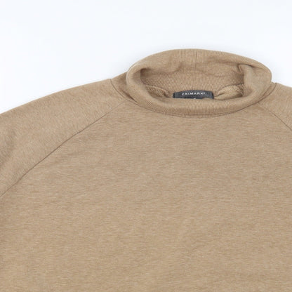 Primark Womens Beige Cotton Pullover Sweatshirt Size 14 Pullover
