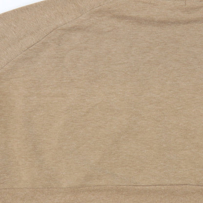 Primark Womens Beige Cotton Pullover Sweatshirt Size 14 Pullover
