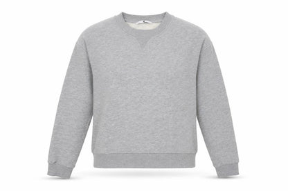 Very Womens Grey Cotton Pullover Sweatshirt Size 10 Pullover