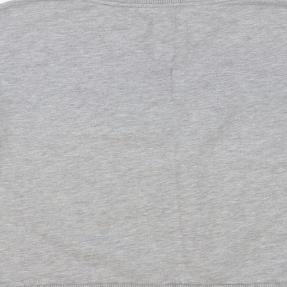 Very Womens Grey Cotton Pullover Sweatshirt Size 10 Pullover