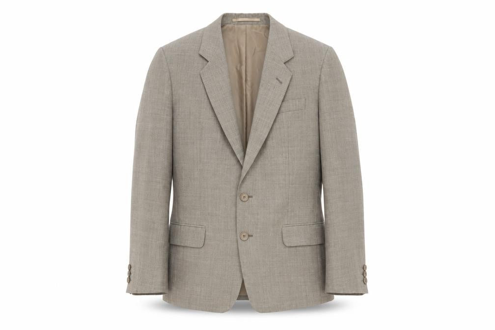 Mens UK Size 38 Trevira Regular Grey Suit Jacket