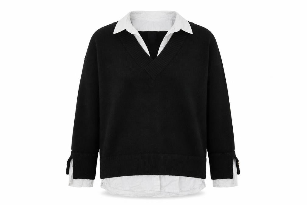 Womens UK Size XS River Island Black Pullover Jumper