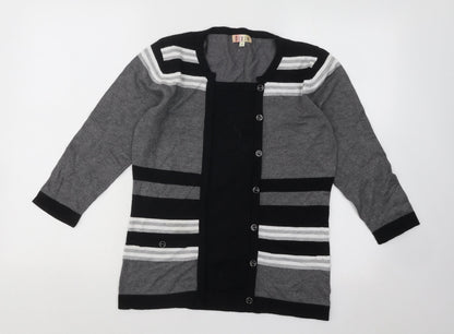 Womens UK Size S Dixie Grey Pullover Jumper
