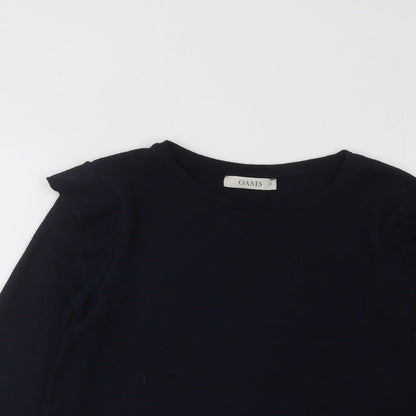 Womens UK Size M Oasis Blue Pullover Jumper