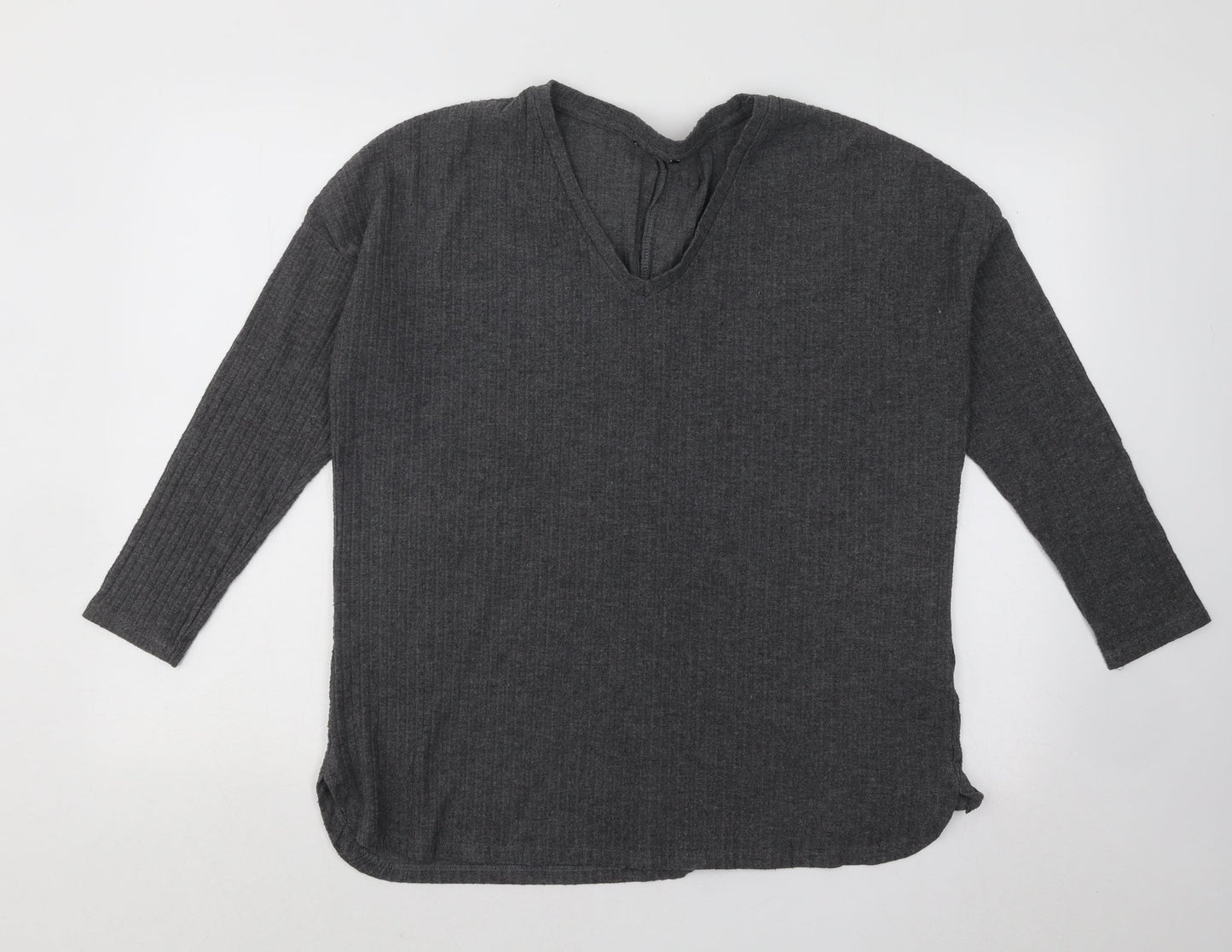 Womens UK Size 12 New Look Grey Pullover Jumper