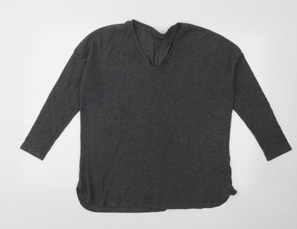 Womens UK Size 12 New Look Grey Pullover Jumper