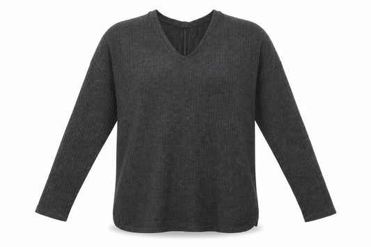 Womens UK Size 12 New Look Grey Pullover Jumper