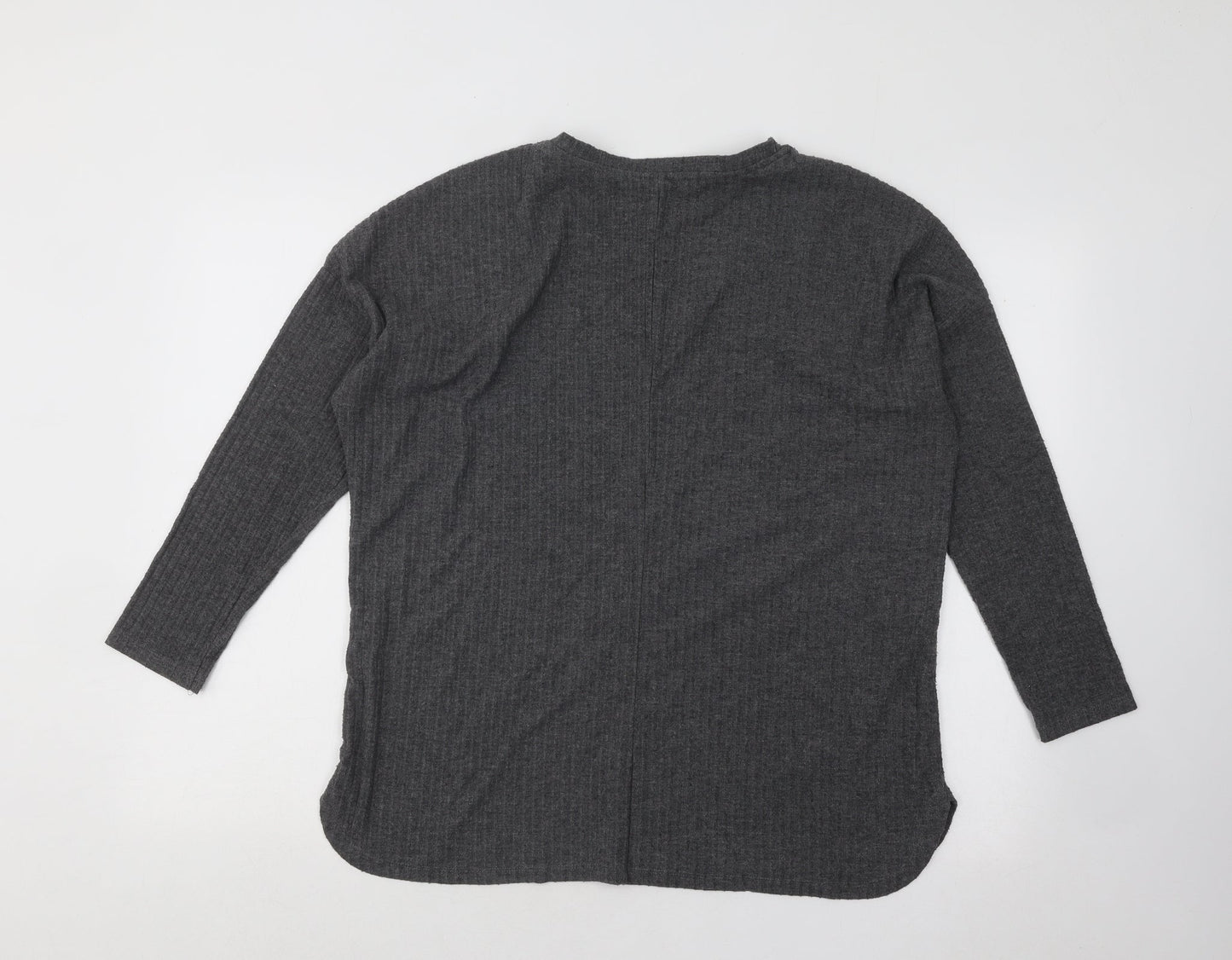 Womens UK Size 12 New Look Grey Pullover Jumper