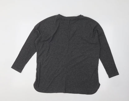 Womens UK Size 12 New Look Grey Pullover Jumper