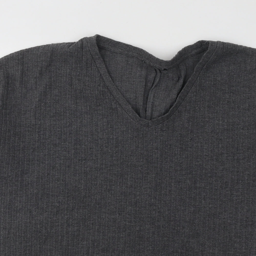 Womens UK Size 12 New Look Grey Pullover Jumper