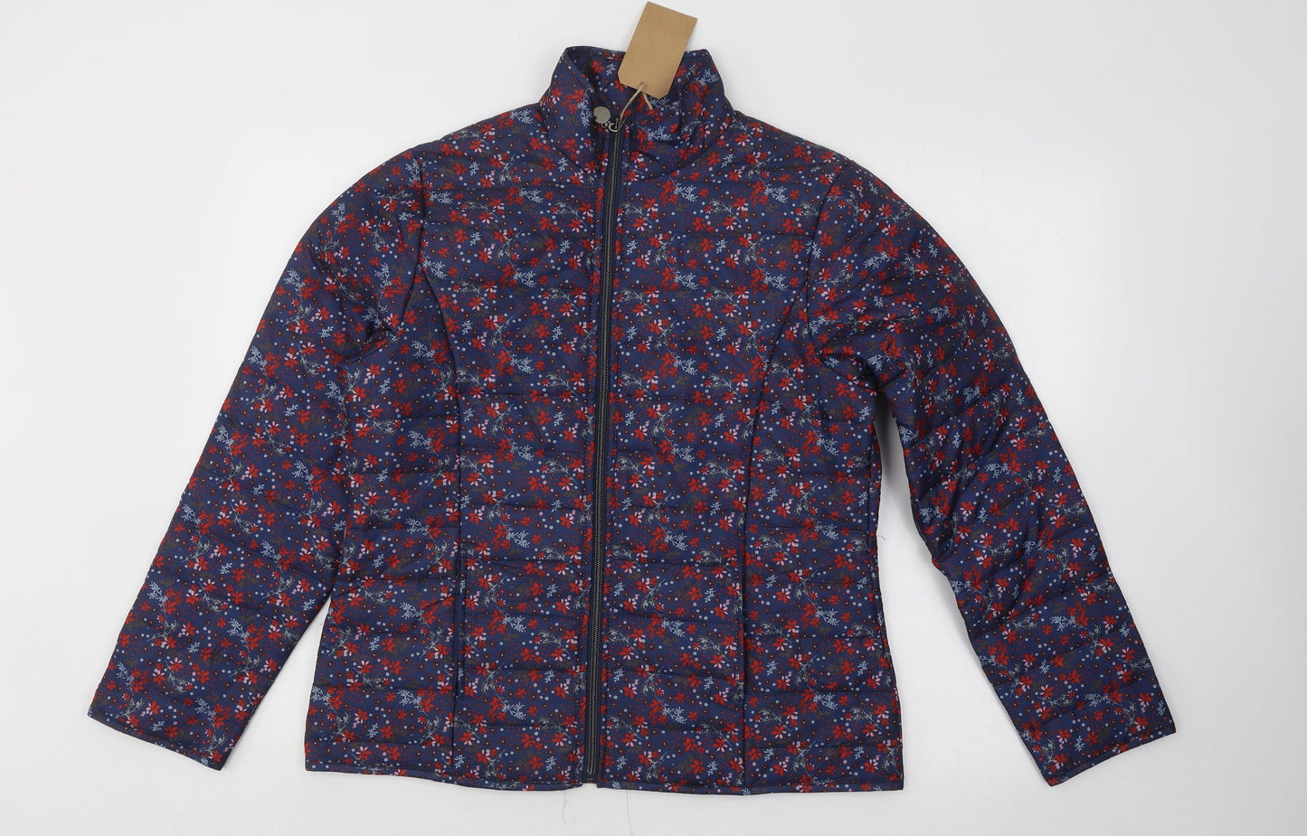 Womens UK Size S Anne De Lancay Blue Puffer Jacket