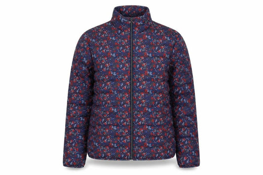 Womens UK Size S Anne De Lancay Blue Puffer Jacket