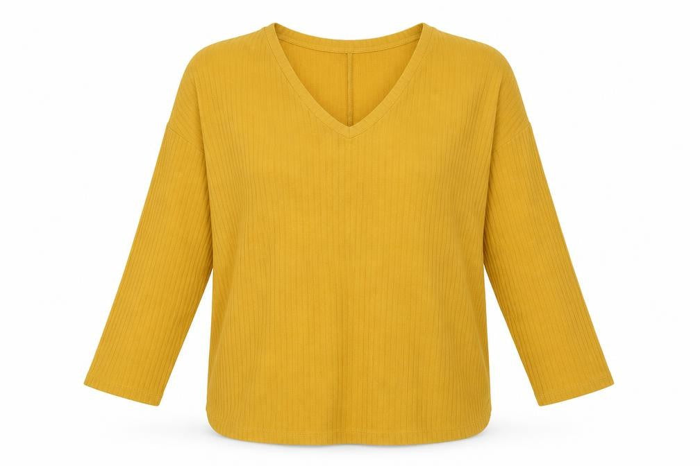 Womens UK Size 10 New Look Yellow Pullover Jumper