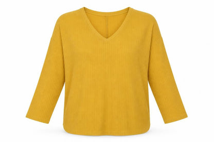 Womens UK Size 10 New Look Yellow Pullover Jumper