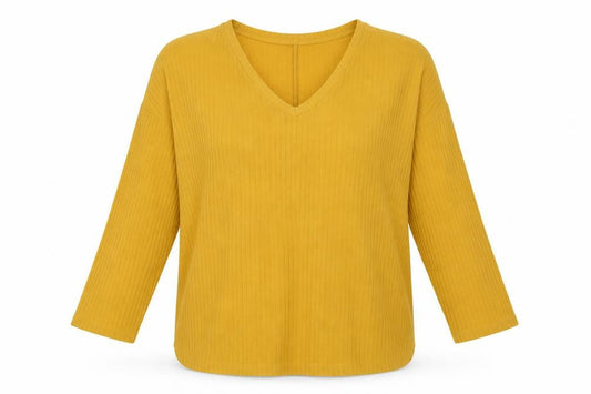 Womens UK Size 10 New Look Yellow Pullover Jumper