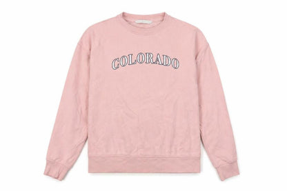 Primark Womens Pink Cotton Pullover Sweatshirt Size 6 Pullover - Colorado