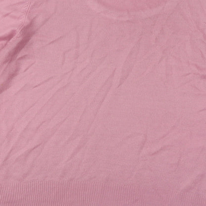 Womens UK Size 14 Debenhams Pink Pullover Jumper