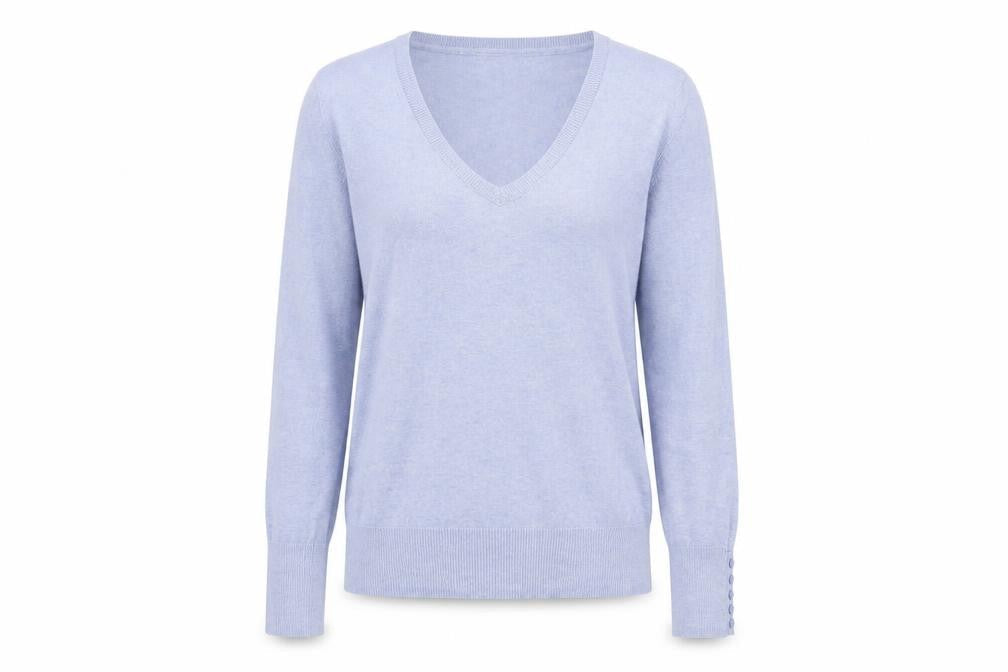 Womens UK Size M H&M Blue Pullover Jumper
