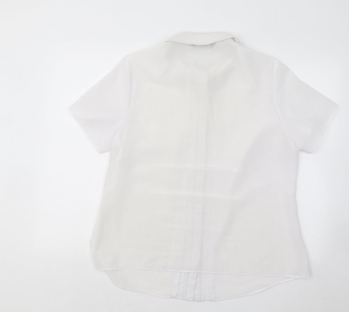 Womens UK Size 18 Bonmarché White Basic Polo