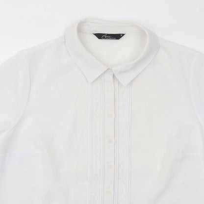 Womens UK Size 18 Bonmarché White Basic Polo