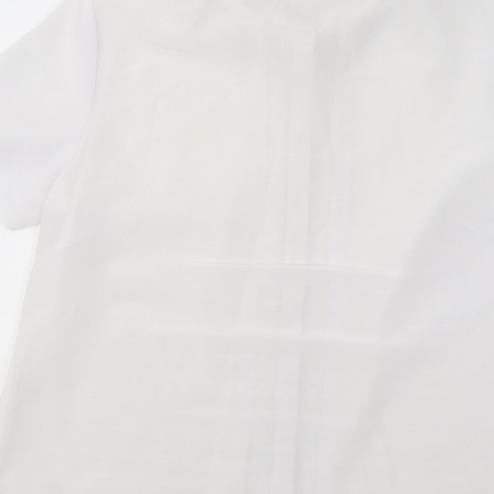 Womens UK Size 18 Bonmarché White Basic Polo