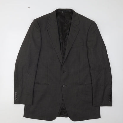 Mens UK Size 40 Marks and Spencer Regular Brown Suit Jacket