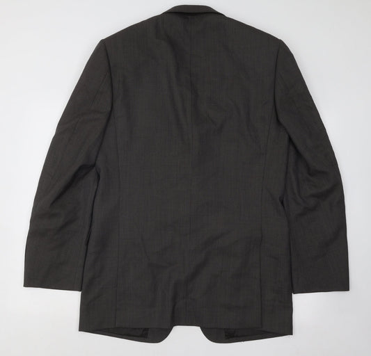 Mens UK Size 40 Marks and Spencer Regular Brown Suit Jacket