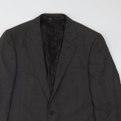 Mens UK Size 40 Marks and Spencer Regular Brown Suit Jacket