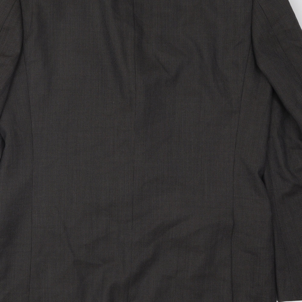 Mens UK Size 40 Marks and Spencer Regular Brown Suit Jacket