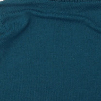 Womens UK Size M Mia Moda Blue Pullover Jumper