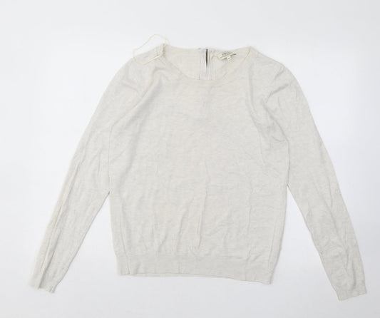 Womens UK Size 14 Papaya Grey Pullover Jumper