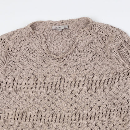 Womens UK Size S Amaryllis Brown Pullover Jumper