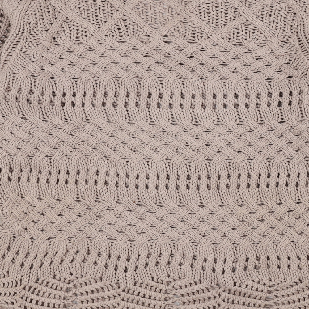 Womens UK Size S Amaryllis Brown Pullover Jumper