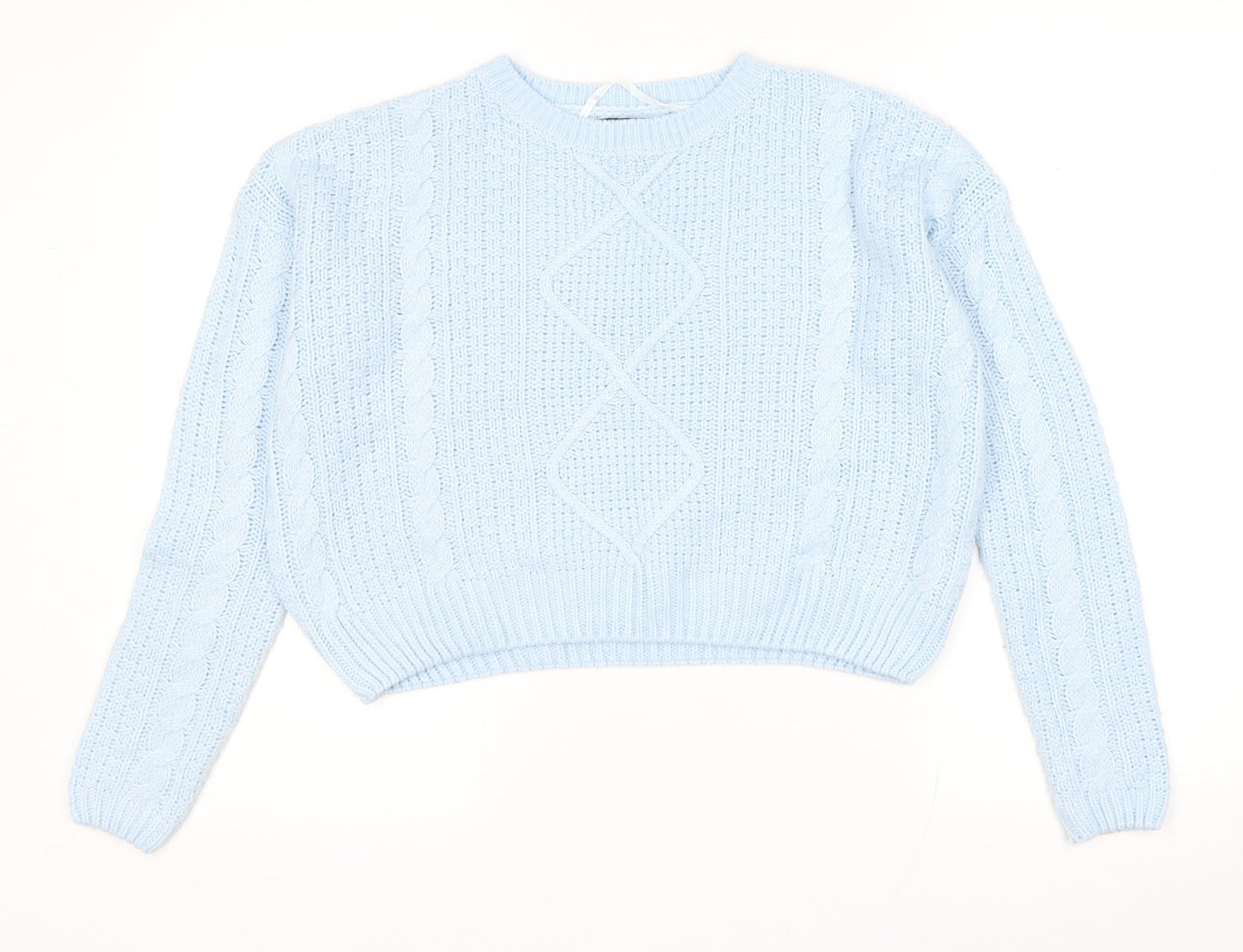 Womens UK Size S Atmosphere Blue Pullover Jumper