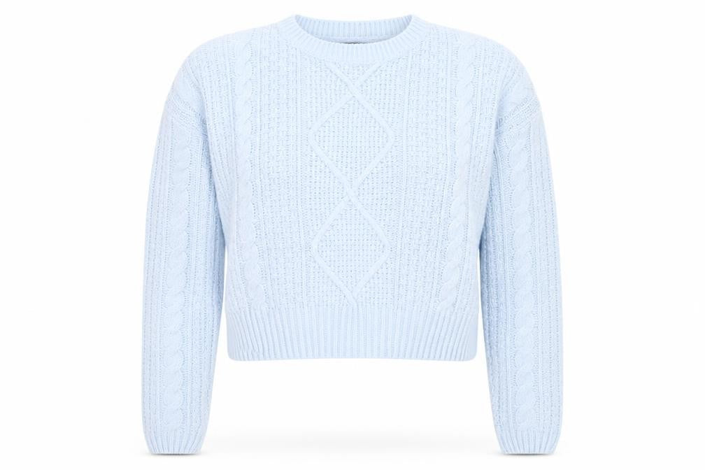 Womens UK Size S Atmosphere Blue Pullover Jumper